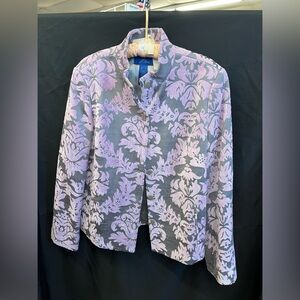 JH collectibles grey and purple blazer